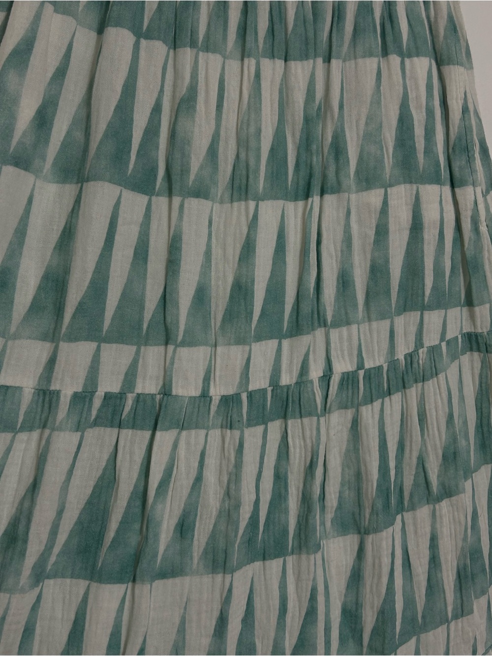 Marine Layer Corinne Geo Triangle Maxi Skirt Size L - Picture 4 of 10